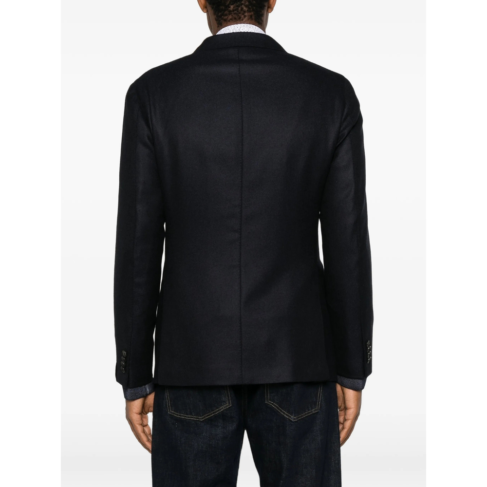 Double-Breasted Peak-Lapel Jacket