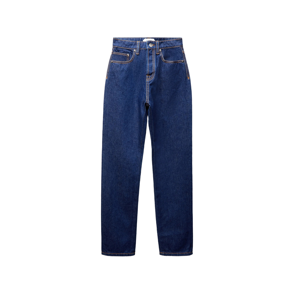 Versace Contrast-stitch Tapered Jeans