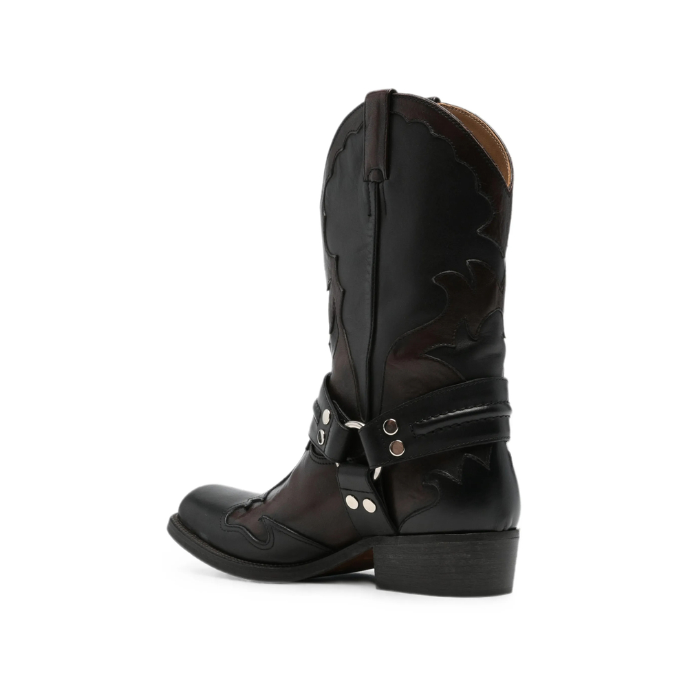 Sylvester Leather Western Boots