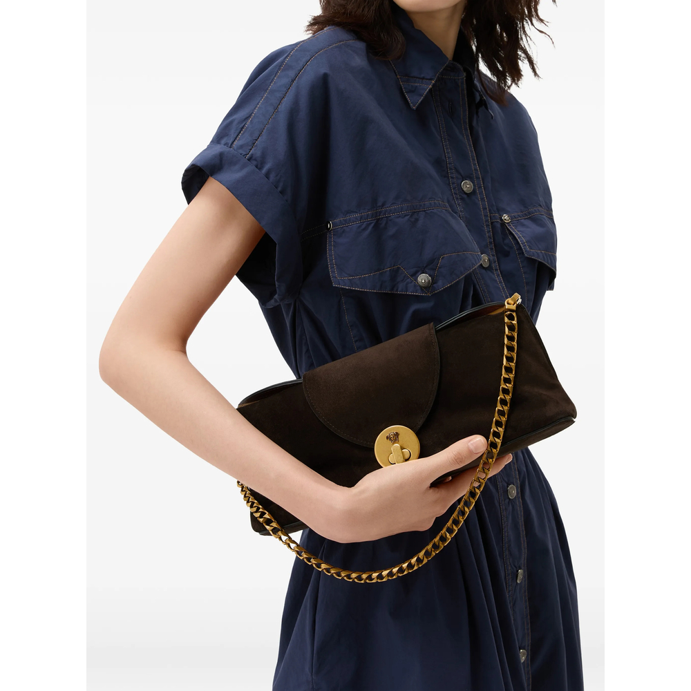 Vivian Suede Clutch