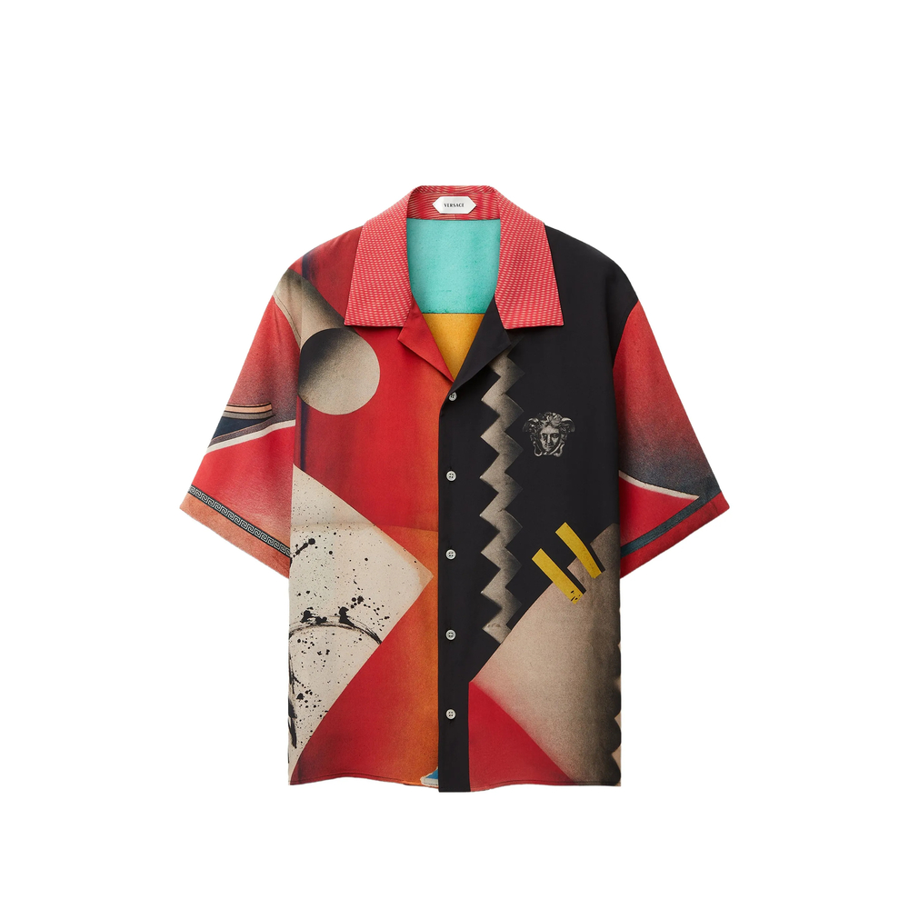 Versace Medusa-head Graphic-print Shirt
