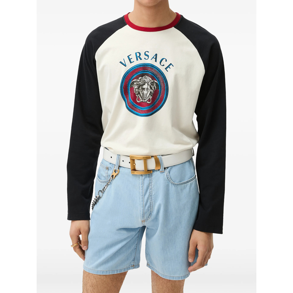Medusa-Print Raglan-Sleeve T-Shirt