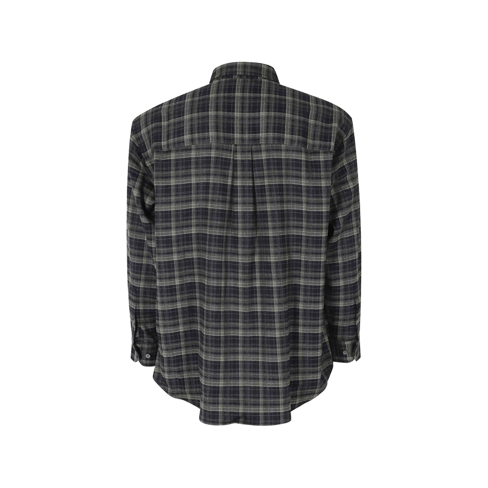 Check-Pattern Button-Down Shirt