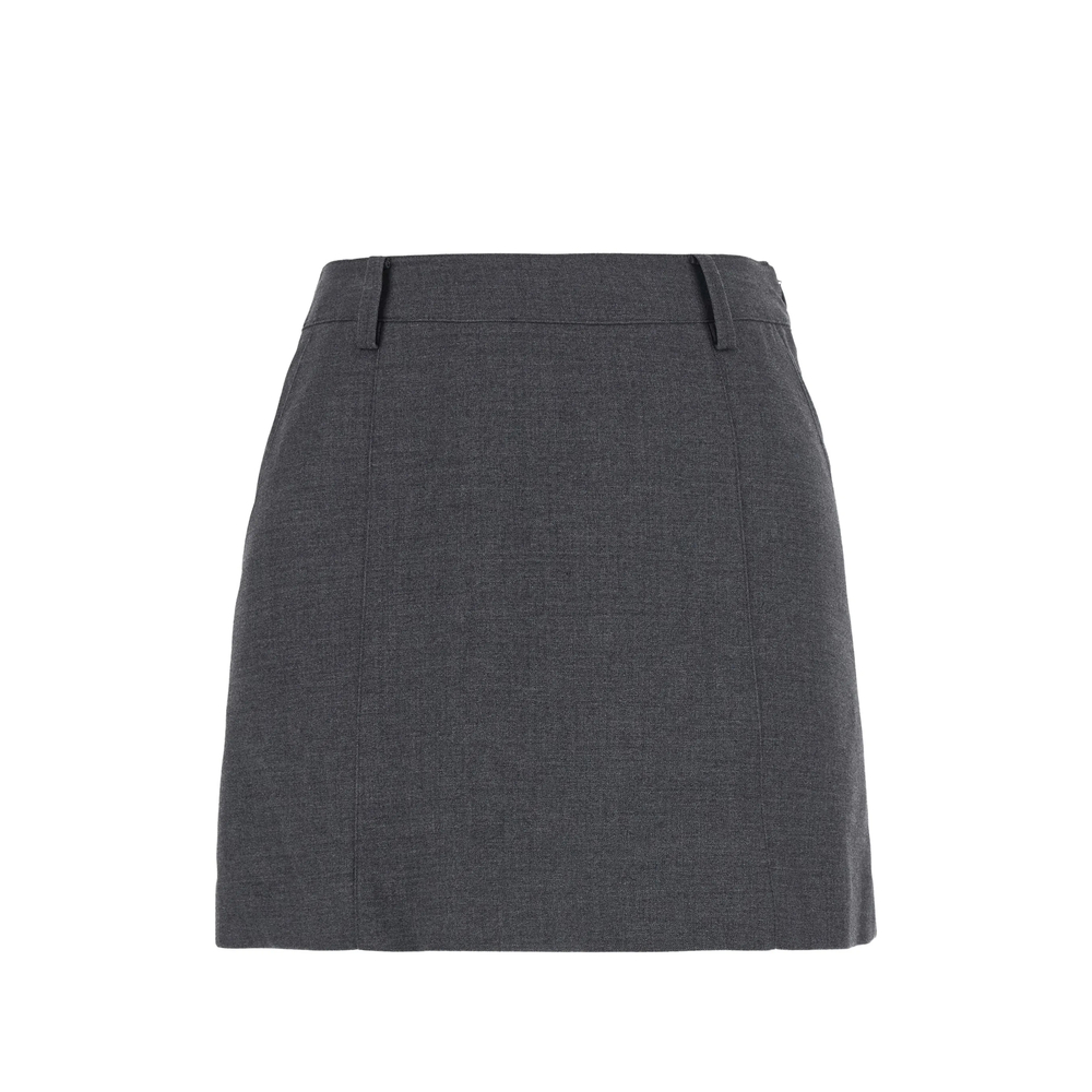 Belt-Loop Panelled Mini