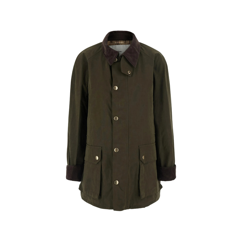 Flap-Pocket Long-Sleeve Jacket