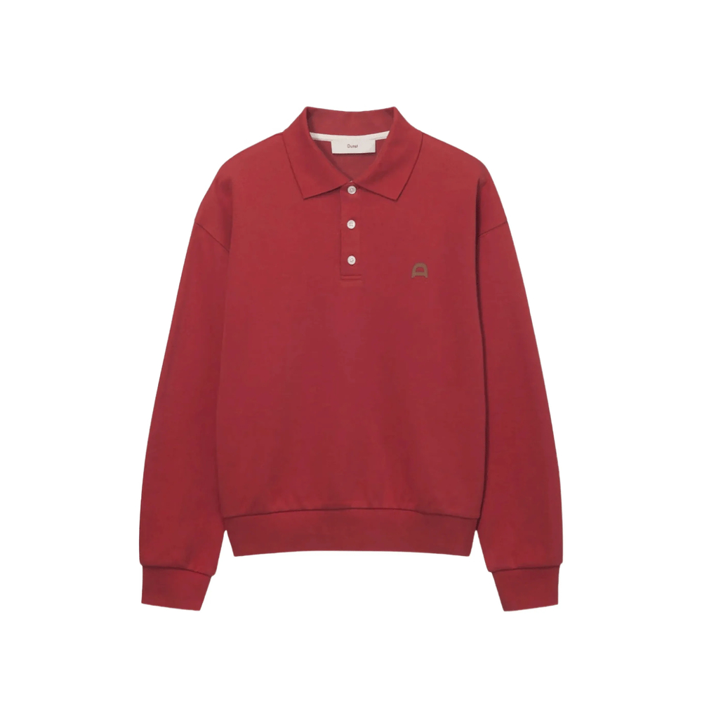 Logo-Embroidered Polo Sweater