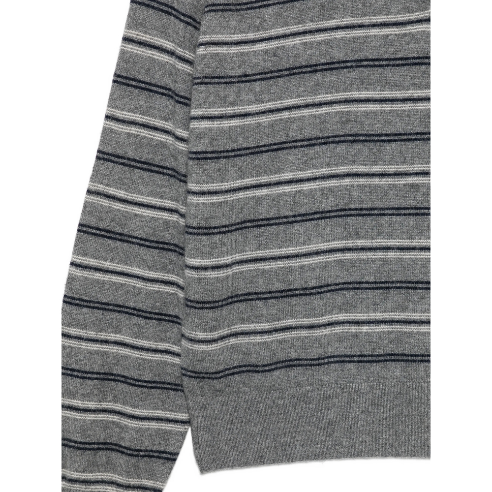 Striped Polo Sweater