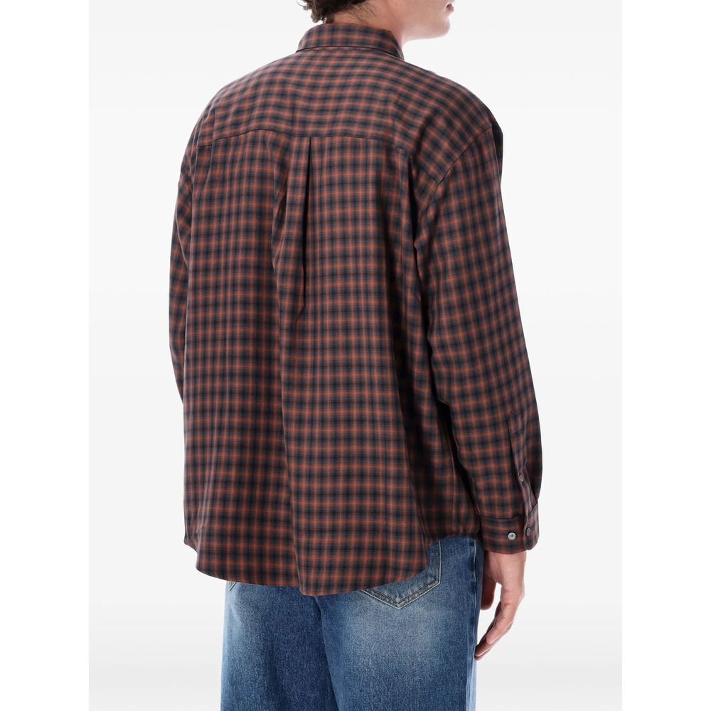 Check-Print Long-Sleeve Shirt