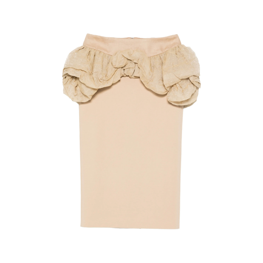 Max Mara Ruffle-detail Midi Skirt