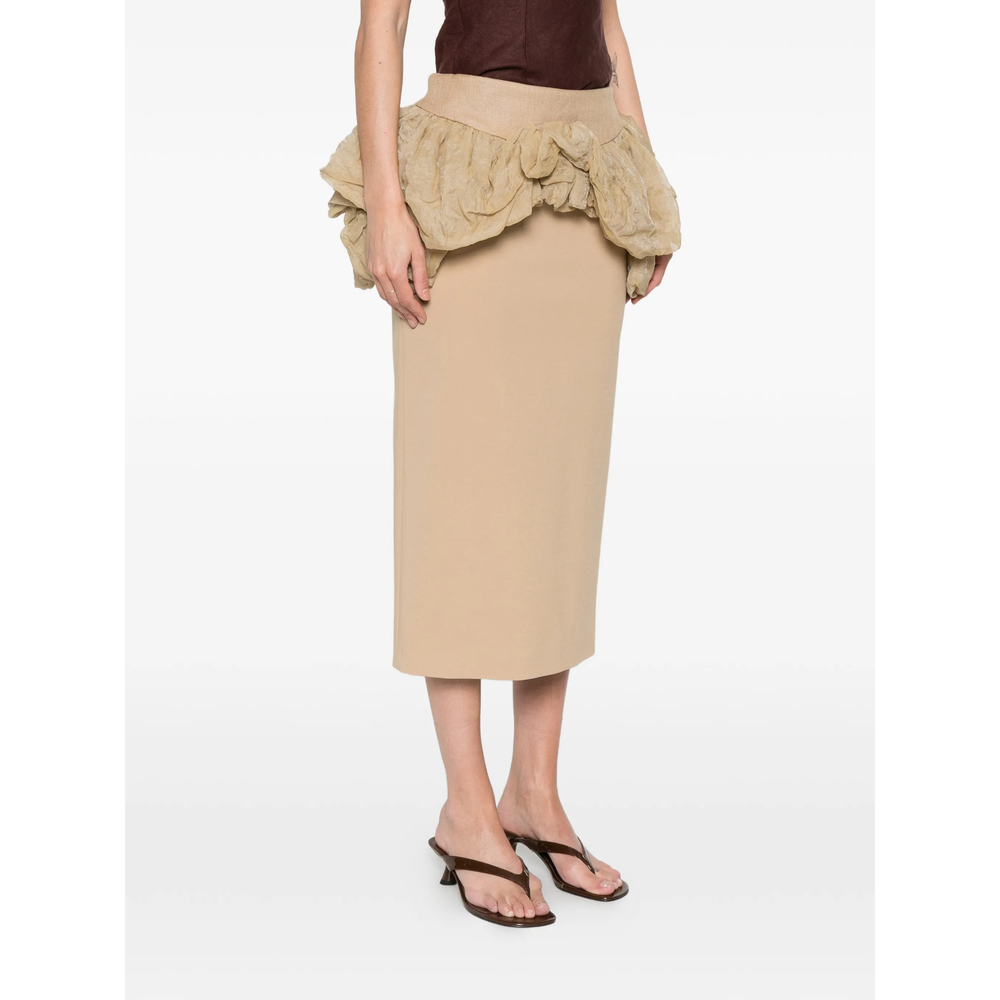 Ruffle-Detail Midi