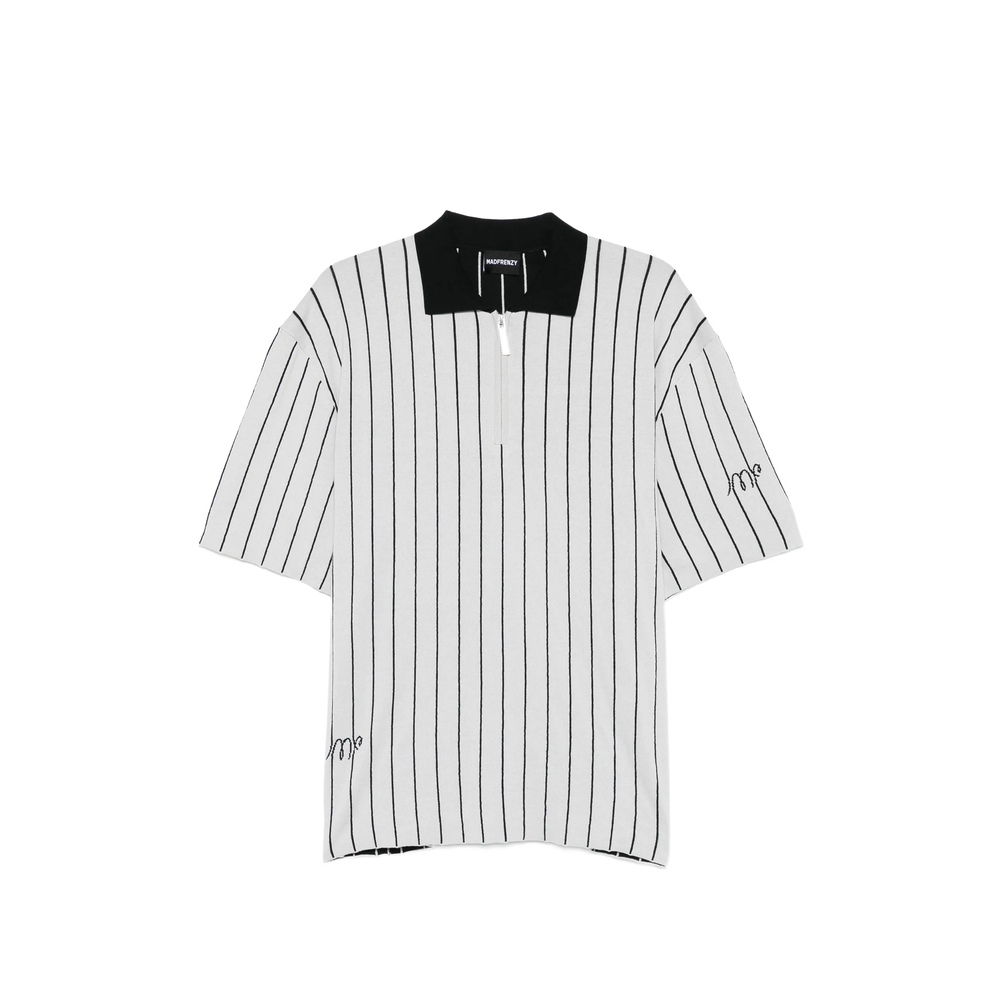 Mf Striped Zip Polo Shirt