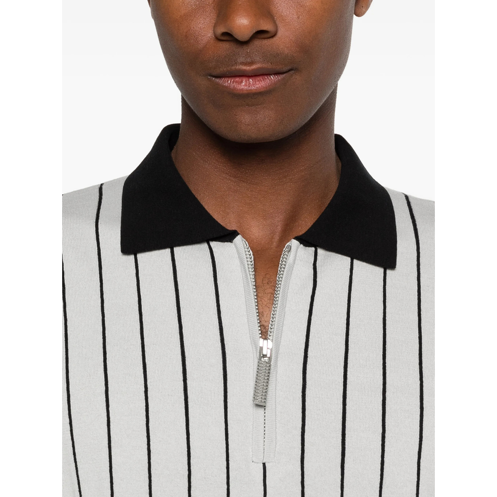 Mf Striped Zip Polo Shirt