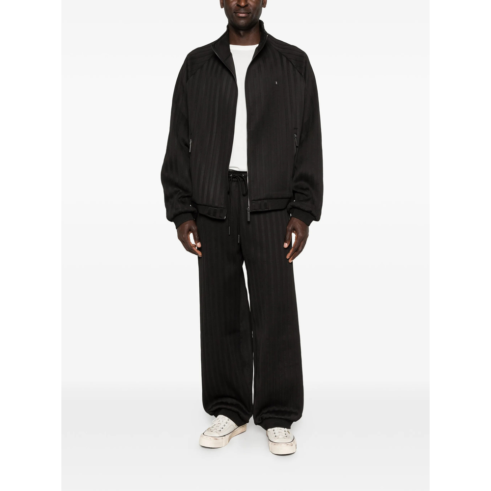 Zip Striped Trousers