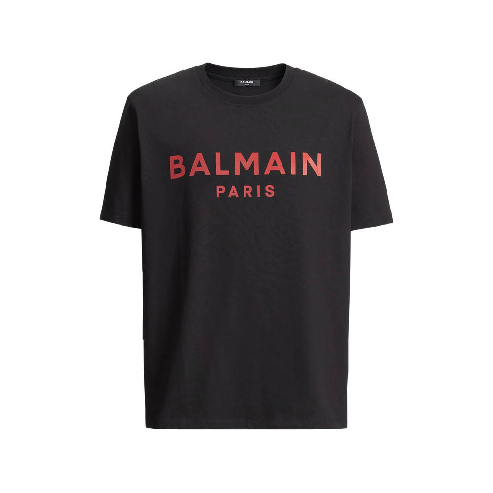 Balmain T-shirt With Balmain Paris Print