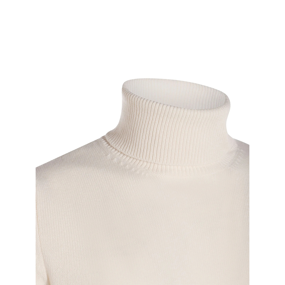 Turtleneck Ribbed-Hem Sweater
