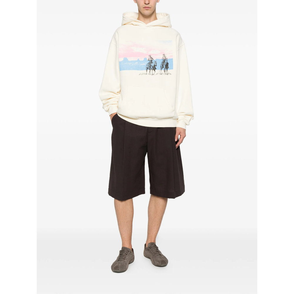Graphic-Print Hoodie