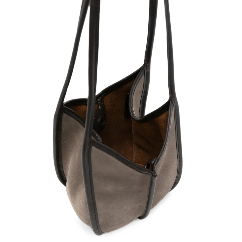 Cabus Leather-Trim Shoulder Bag