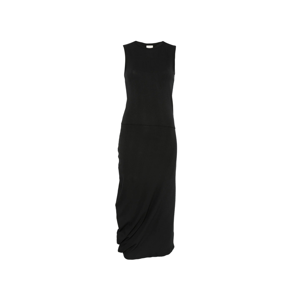 Calvin Klein Ribbed Sleeveless Midi Dress