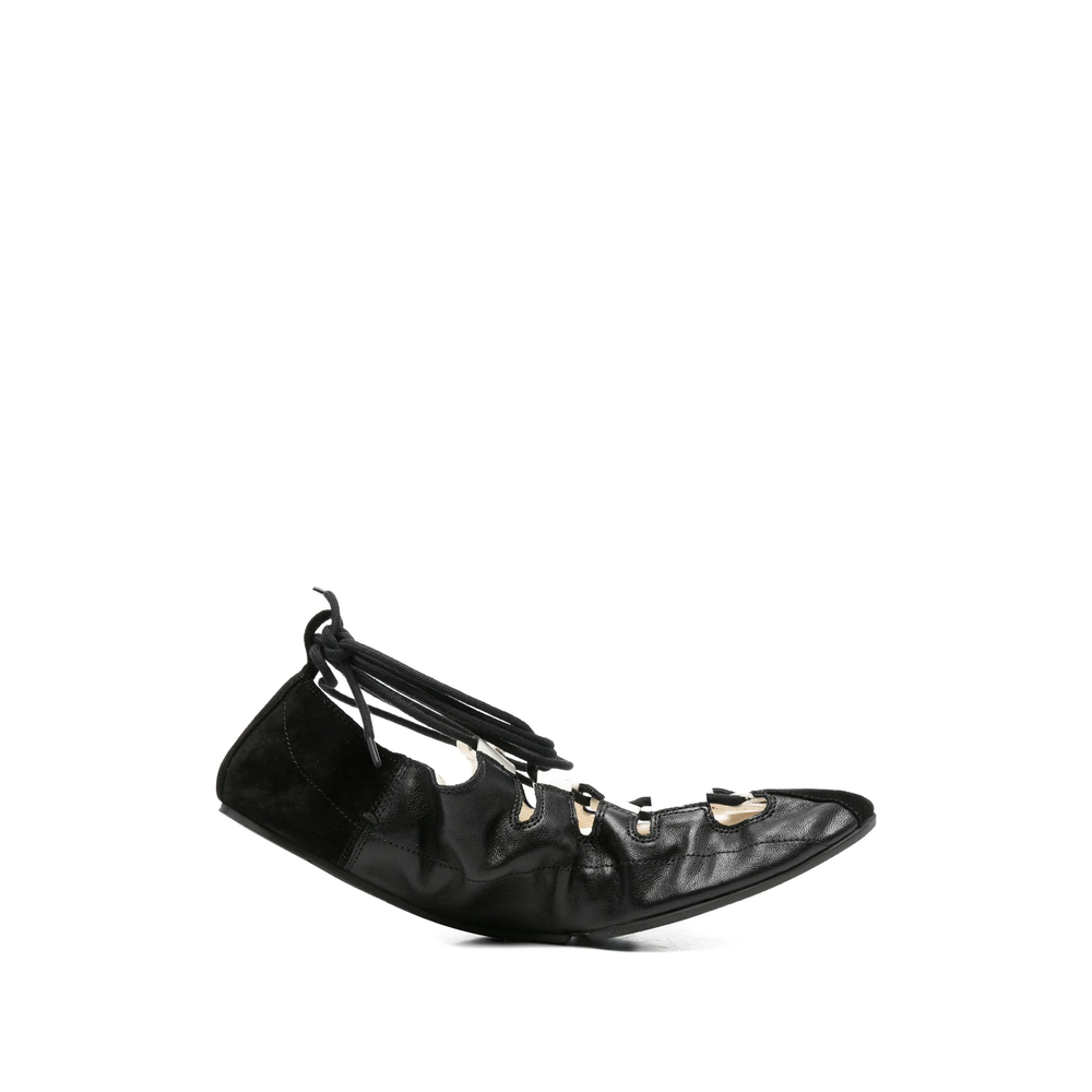 Alaïa Fold Laced Flats