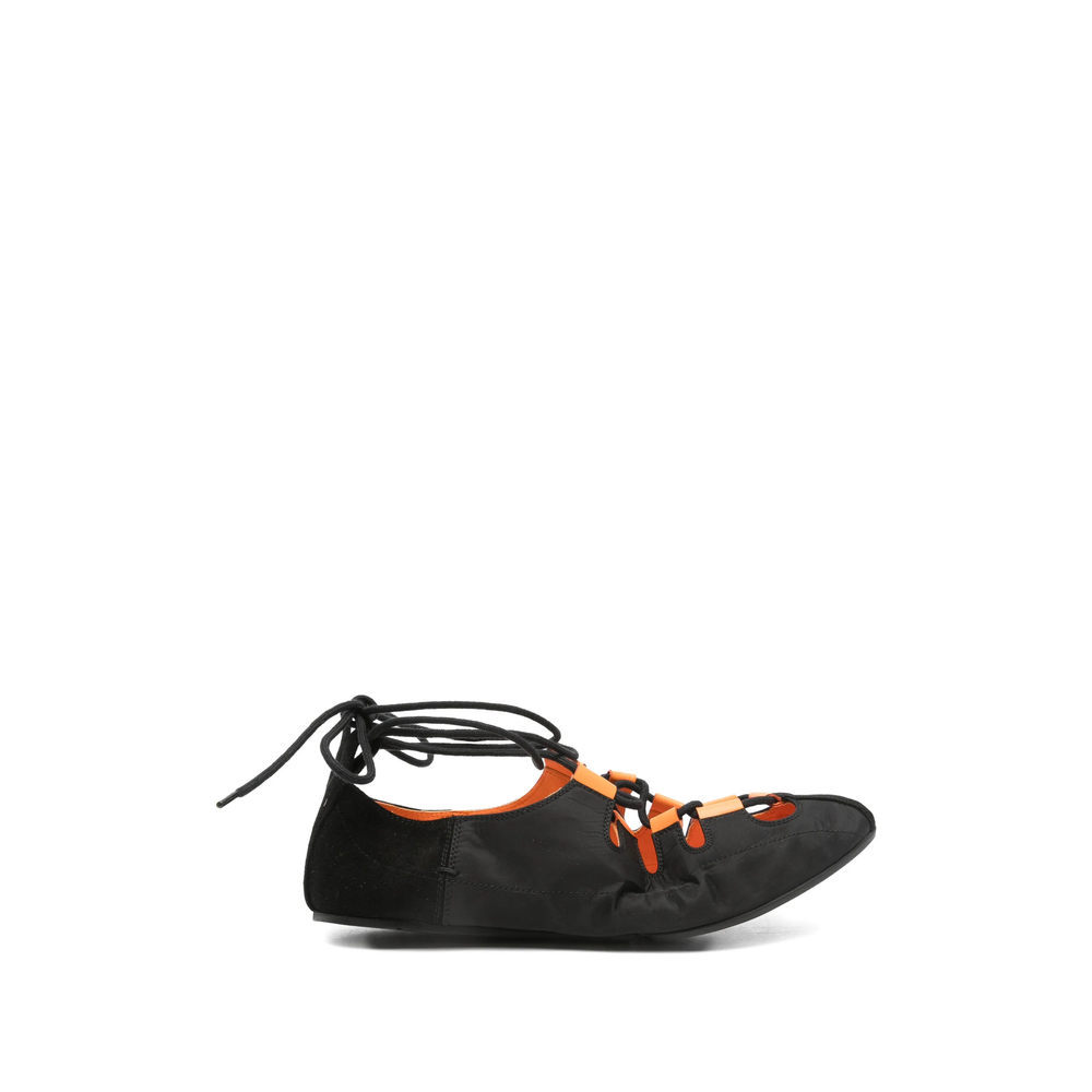 Alaïa Fold Laced Flats