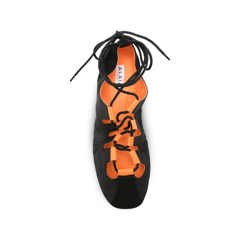 Alaïa Fold Laced Flats