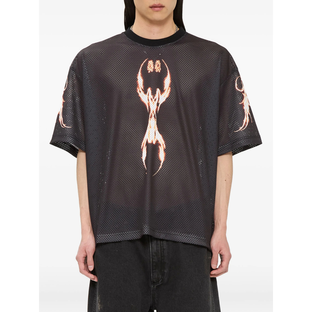 44 Label Group Y2K World Fire Soccer Graphic-print T-shirt