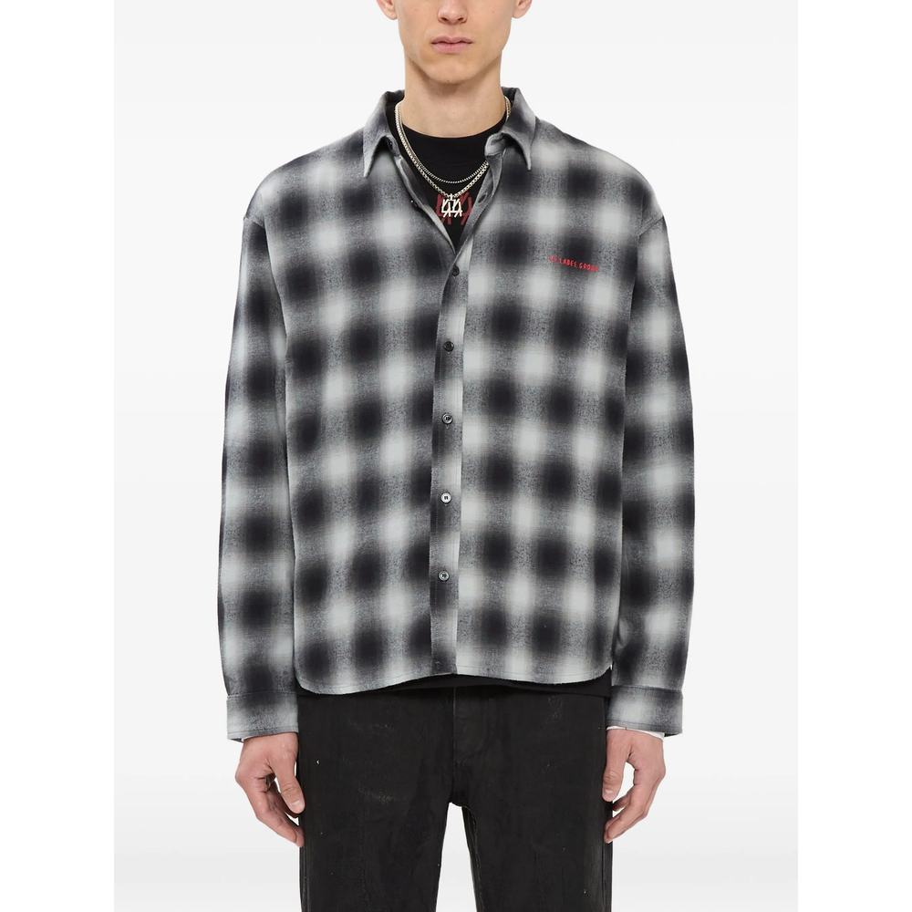 44 Label Group Check-print Shirt