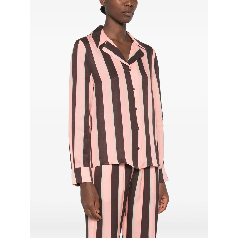 Striped Button-Up Shirt