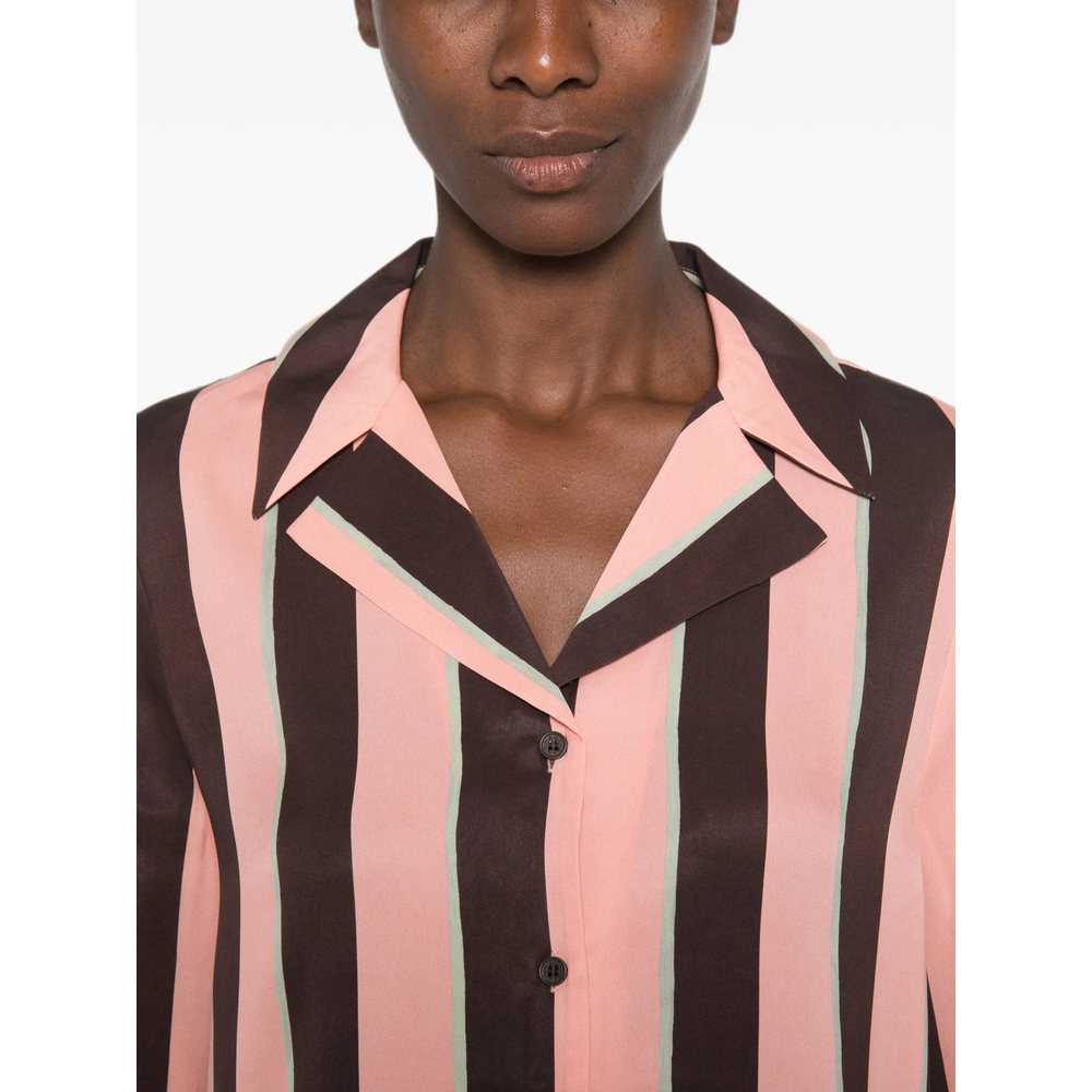 Striped Button-Up Shirt