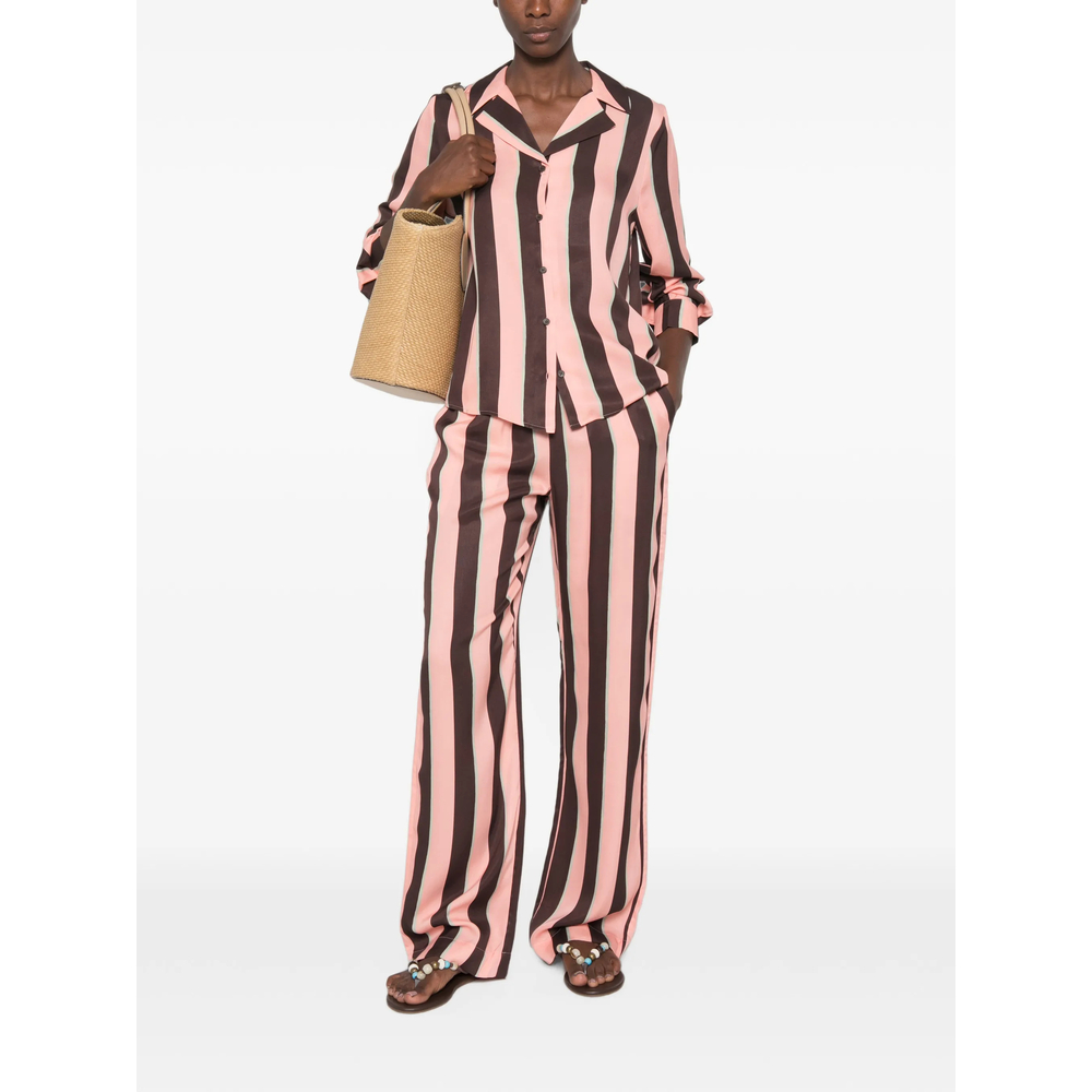Striped Button-Up Shirt