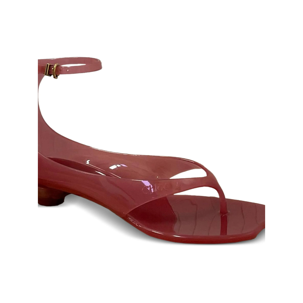 Chloé Jelly Thong-Strap Buckle-Fastening Sandals
