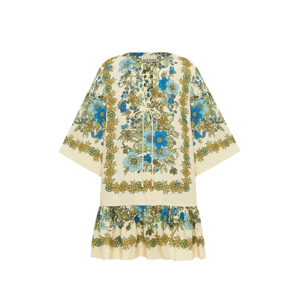 Alémais Sophia Linen Mini Dress