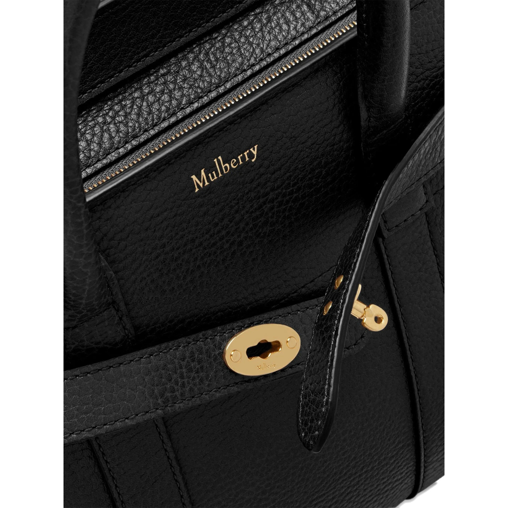 Mini Zipped Bayswater Bag In Black