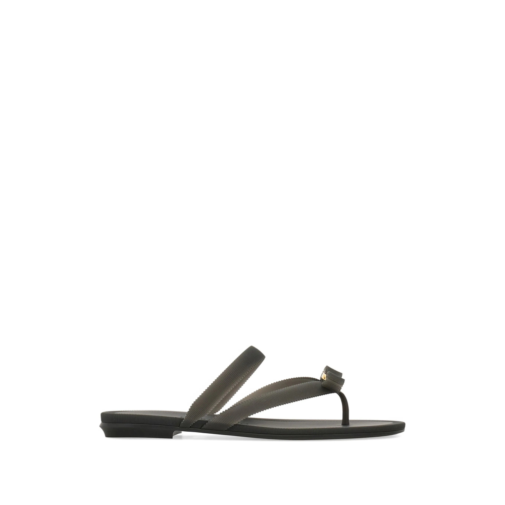 Ferragamo Vara Bow Jelly Thong Sandals