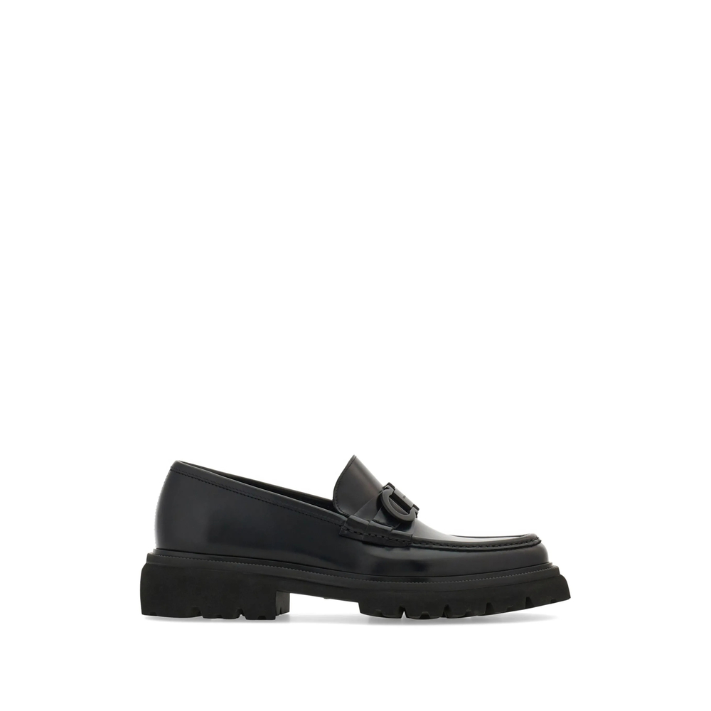 Ferragamo Gancini Ornament Moccasins