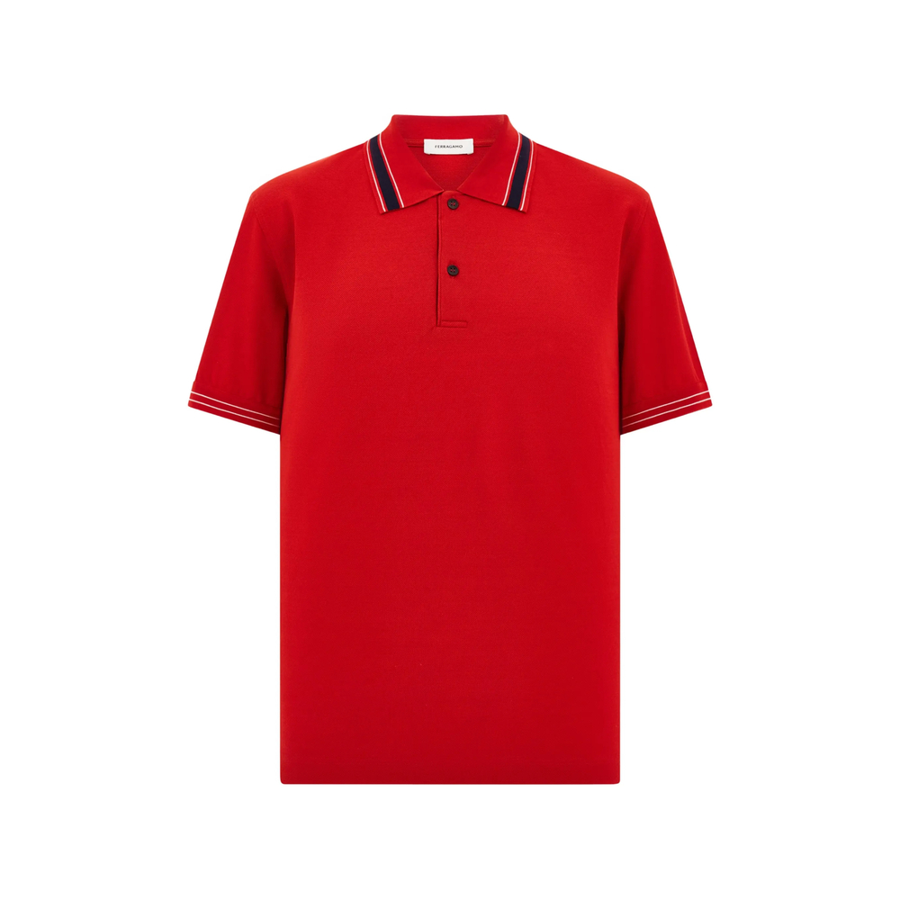 Ferragamo Short Sleeve Polo Shirt