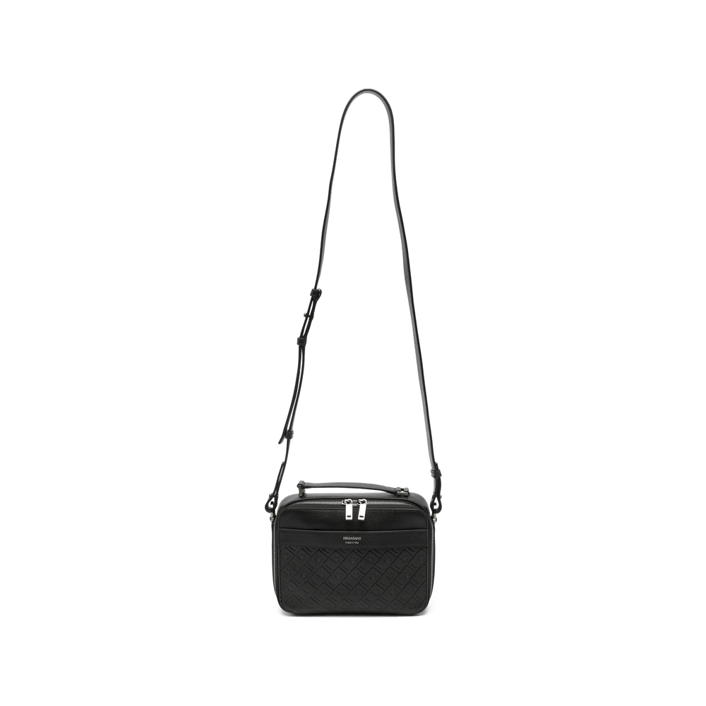 Ferragamo Monogram Leather Tote Bag