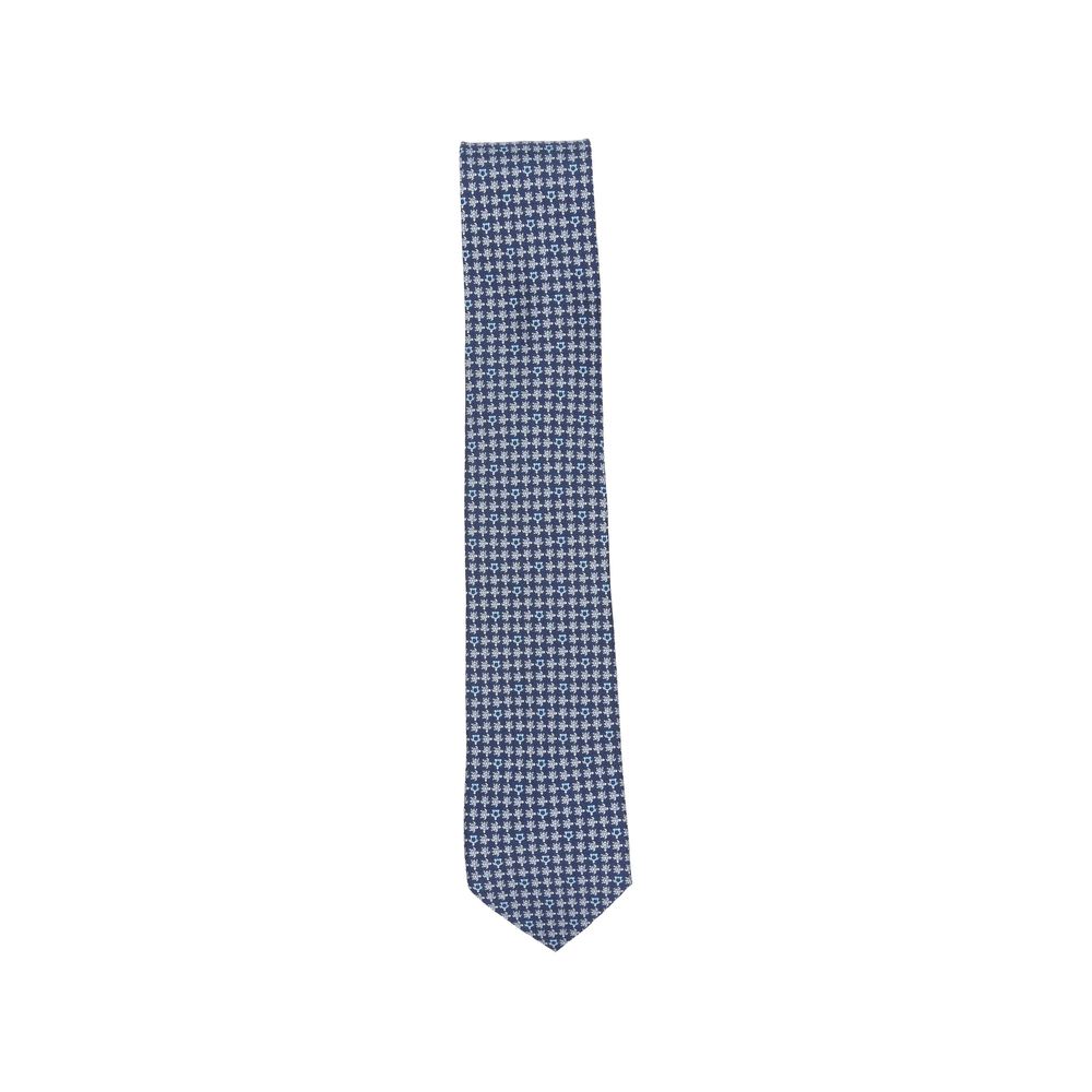 Ferragamo Turtles-print Silk Tie