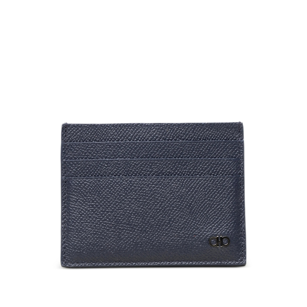 Ferragamo Gancini Grained-leather Cardholder　フェラガモ ガンチーニ グレインレザー カードホルダー Ferragamo