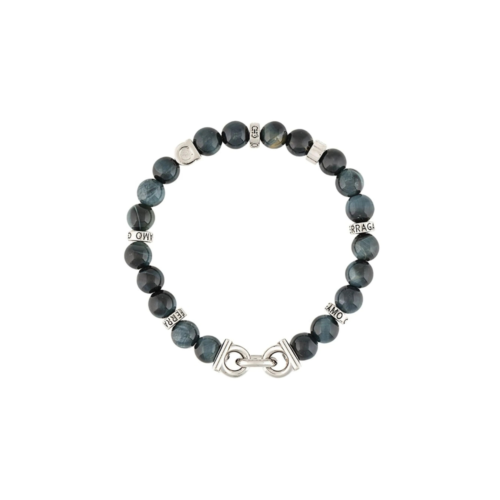 Ferragamo Semi-precious Stone And Gancini Bracelet