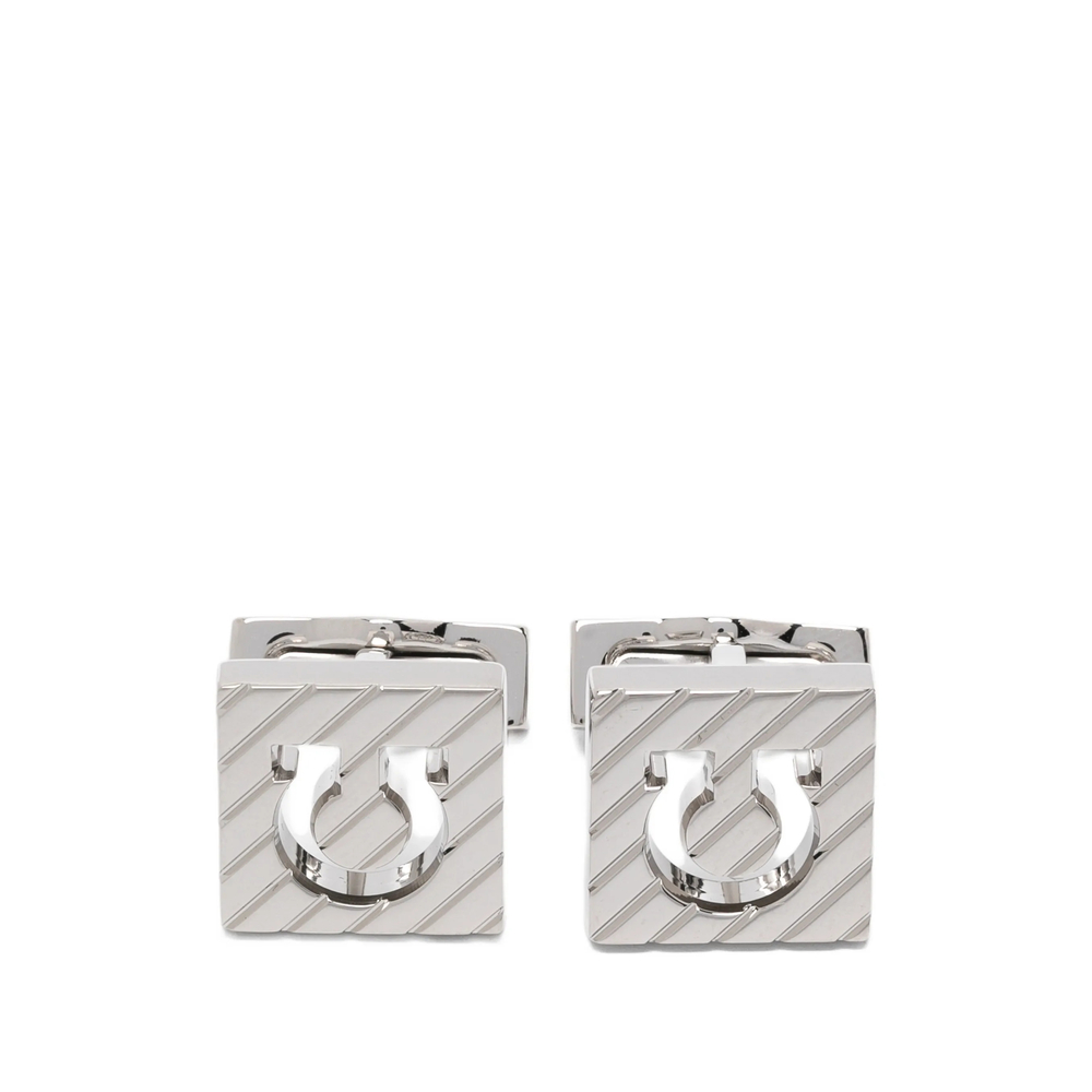 Ferragamo Gancini Engraved Cufflinks