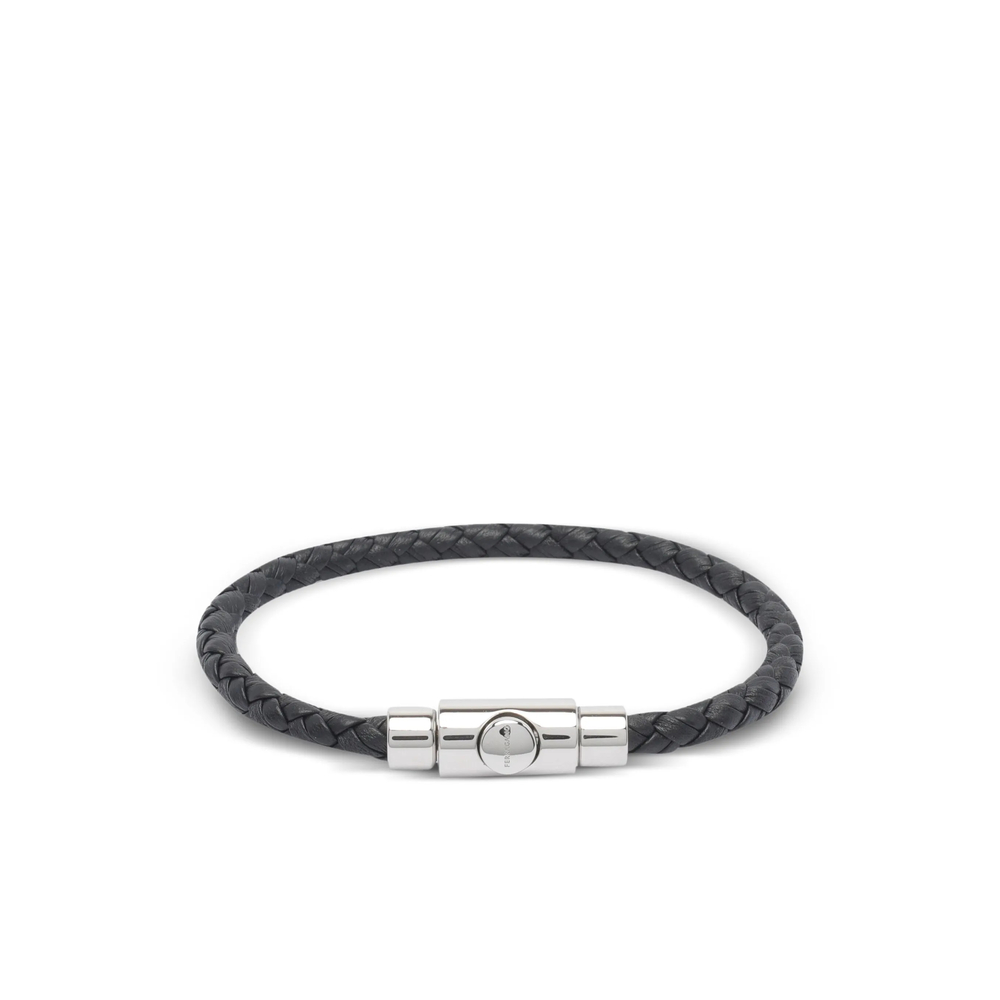 Ferragamo Braided Leather Bracelet (20cm)