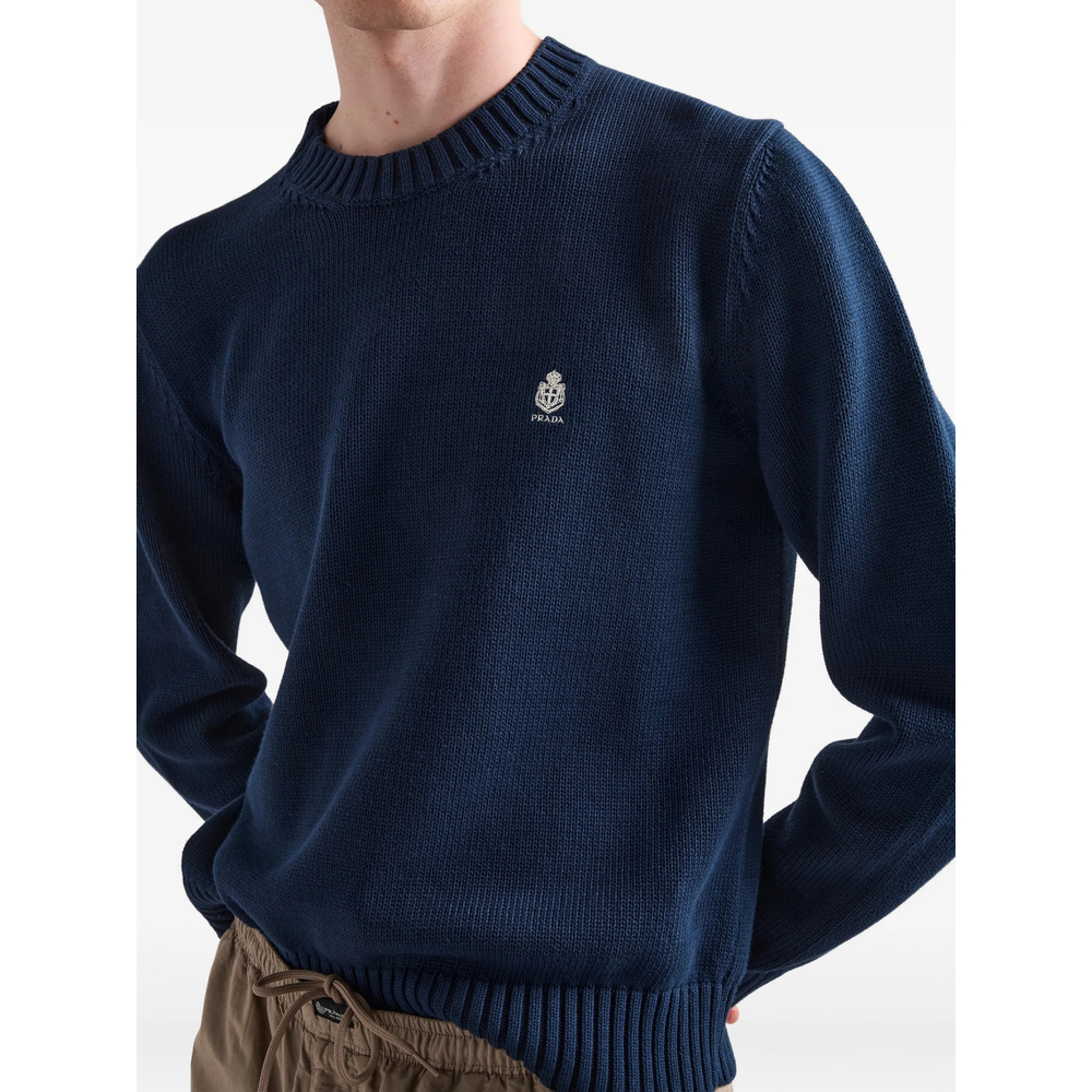 Cotton Crew-Neck Sweater