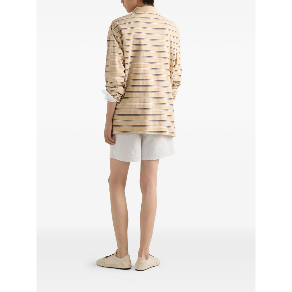 Striped Cotton Piqué Polo Shirt