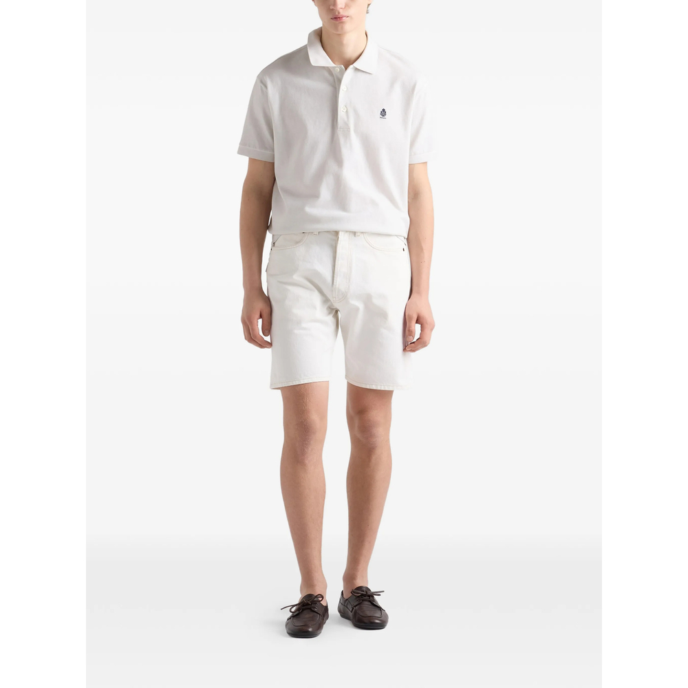 Garment-Dyed Cotton Polo Shirt