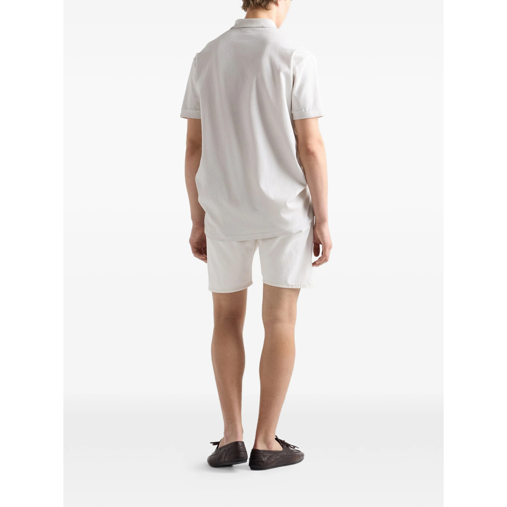 Garment-Dyed Cotton Polo Shirt