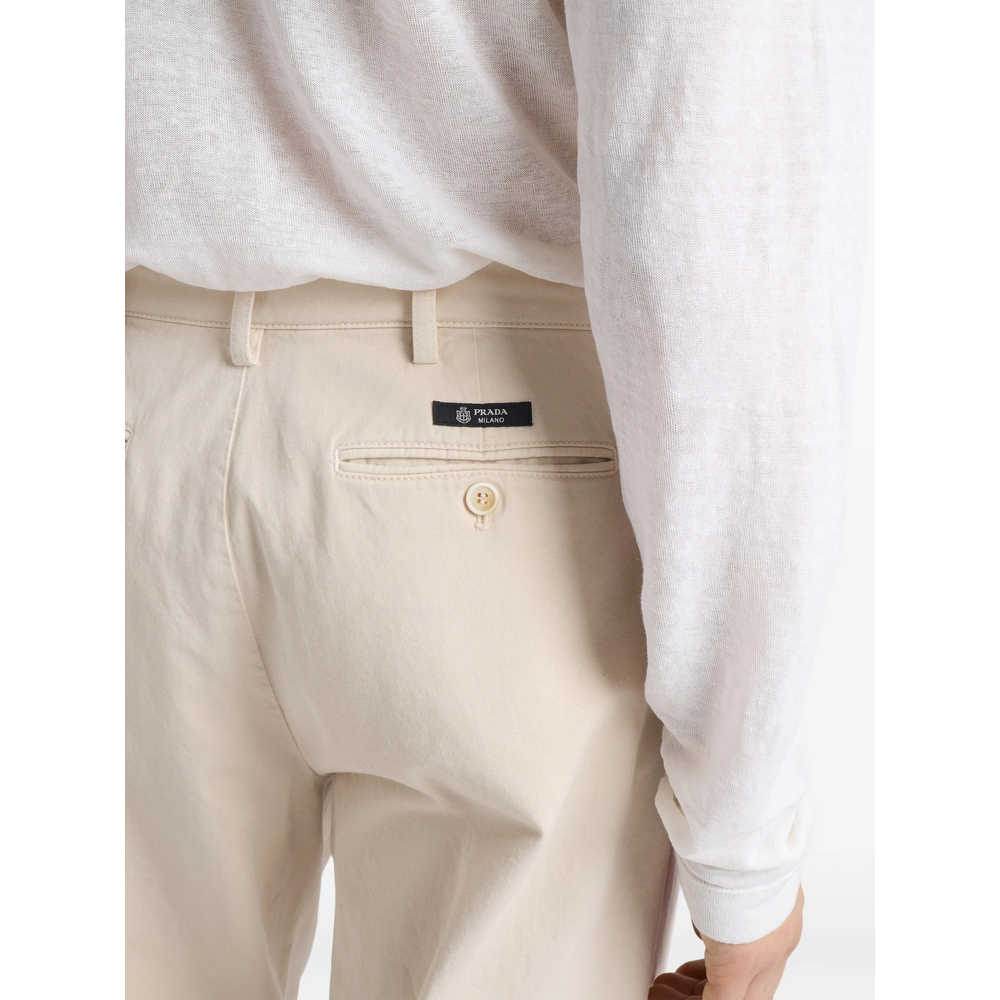 Wide-Leg Cotton Pants