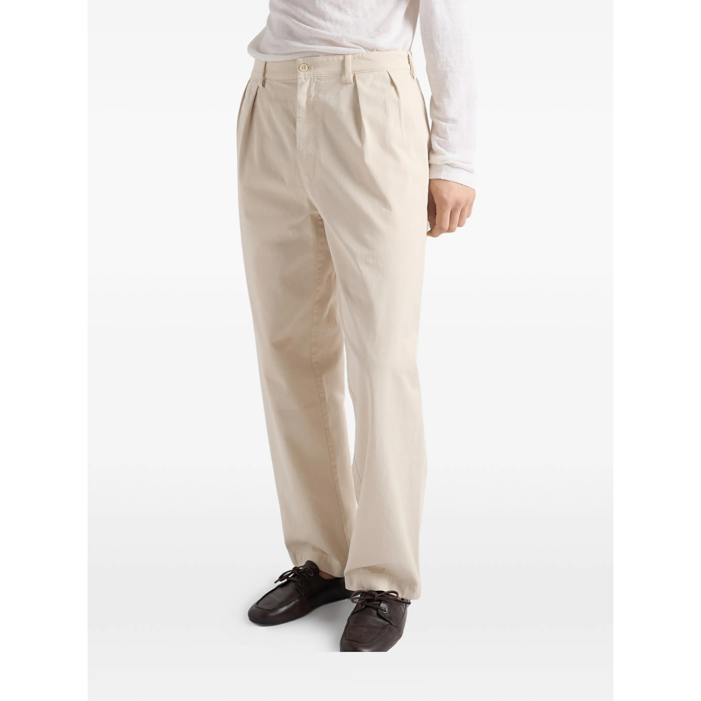 Wide-Leg Cotton Pants