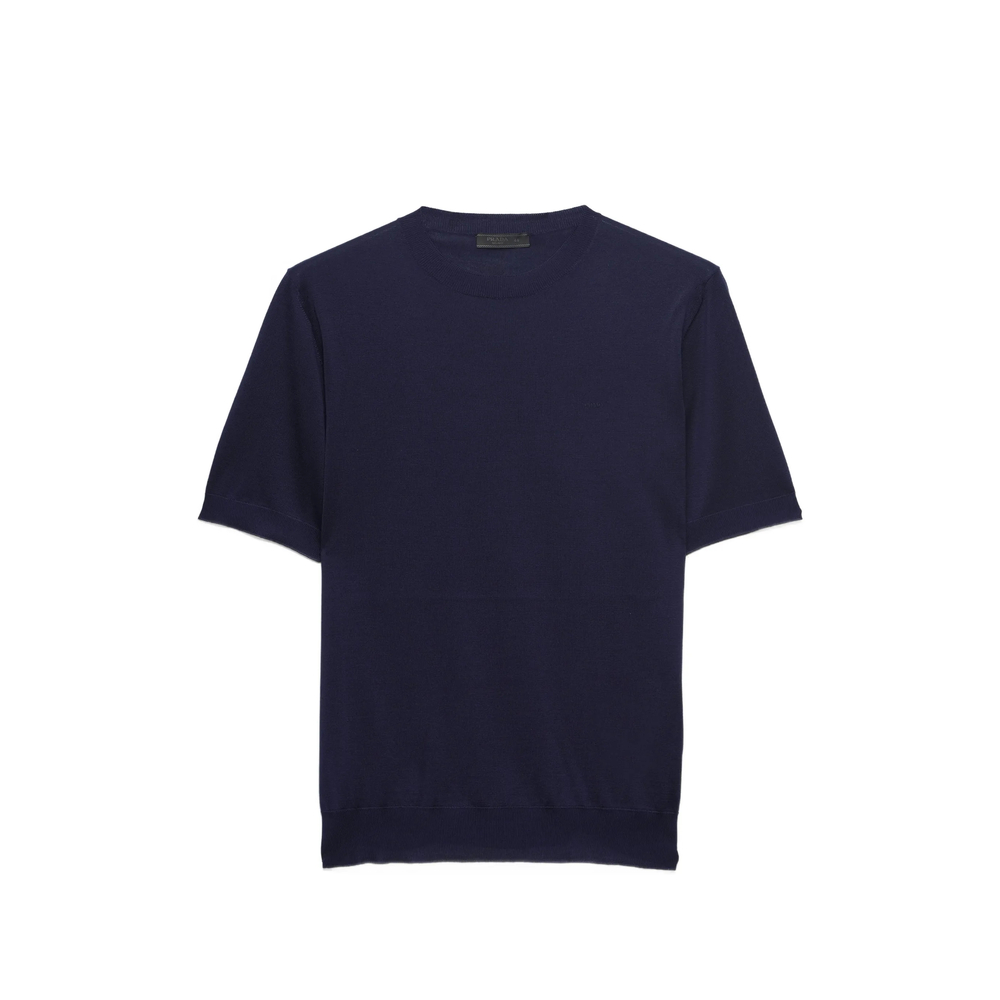 Prada Short-sleeved Silk Sweater
