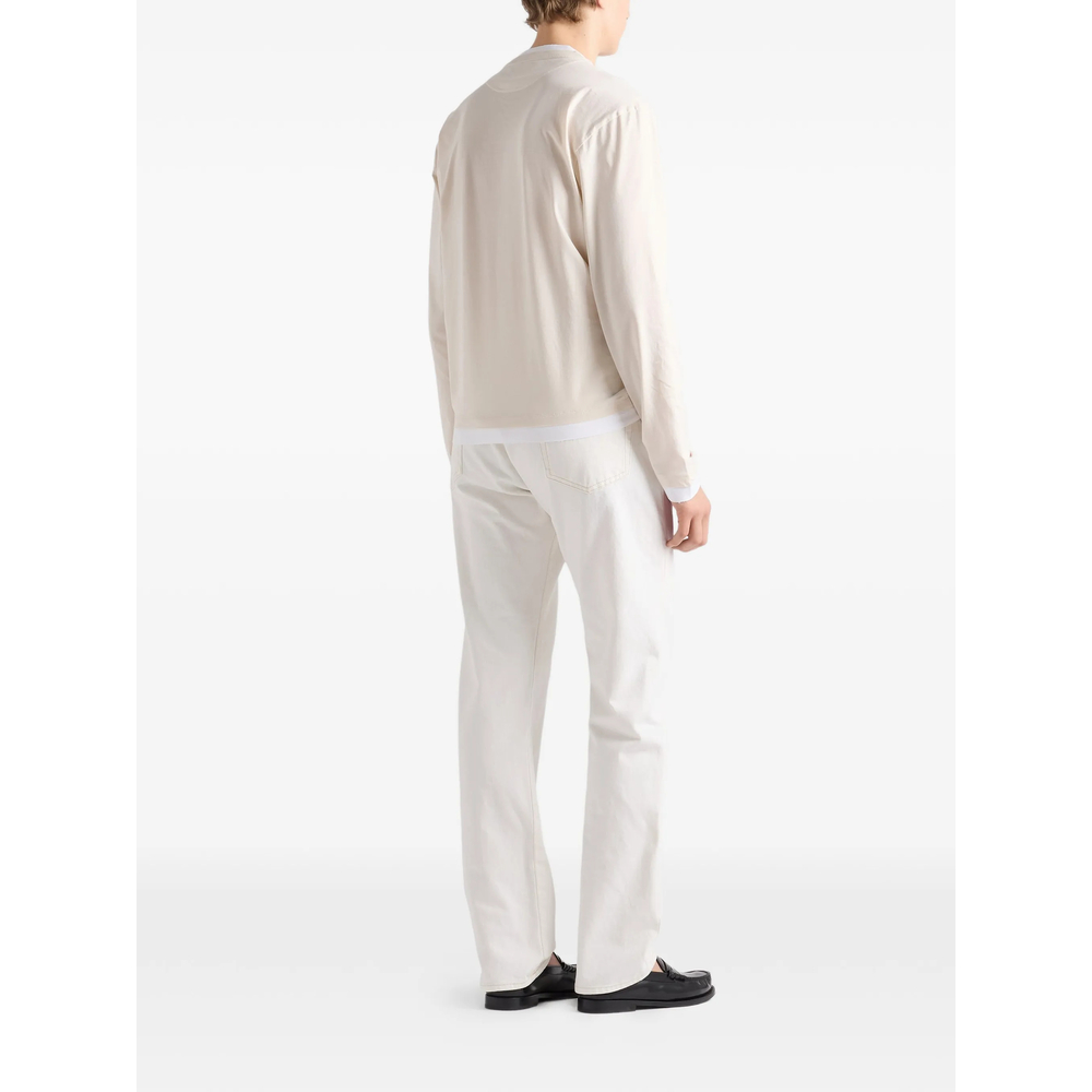 Long-Sleeved Cotton T-Shirt